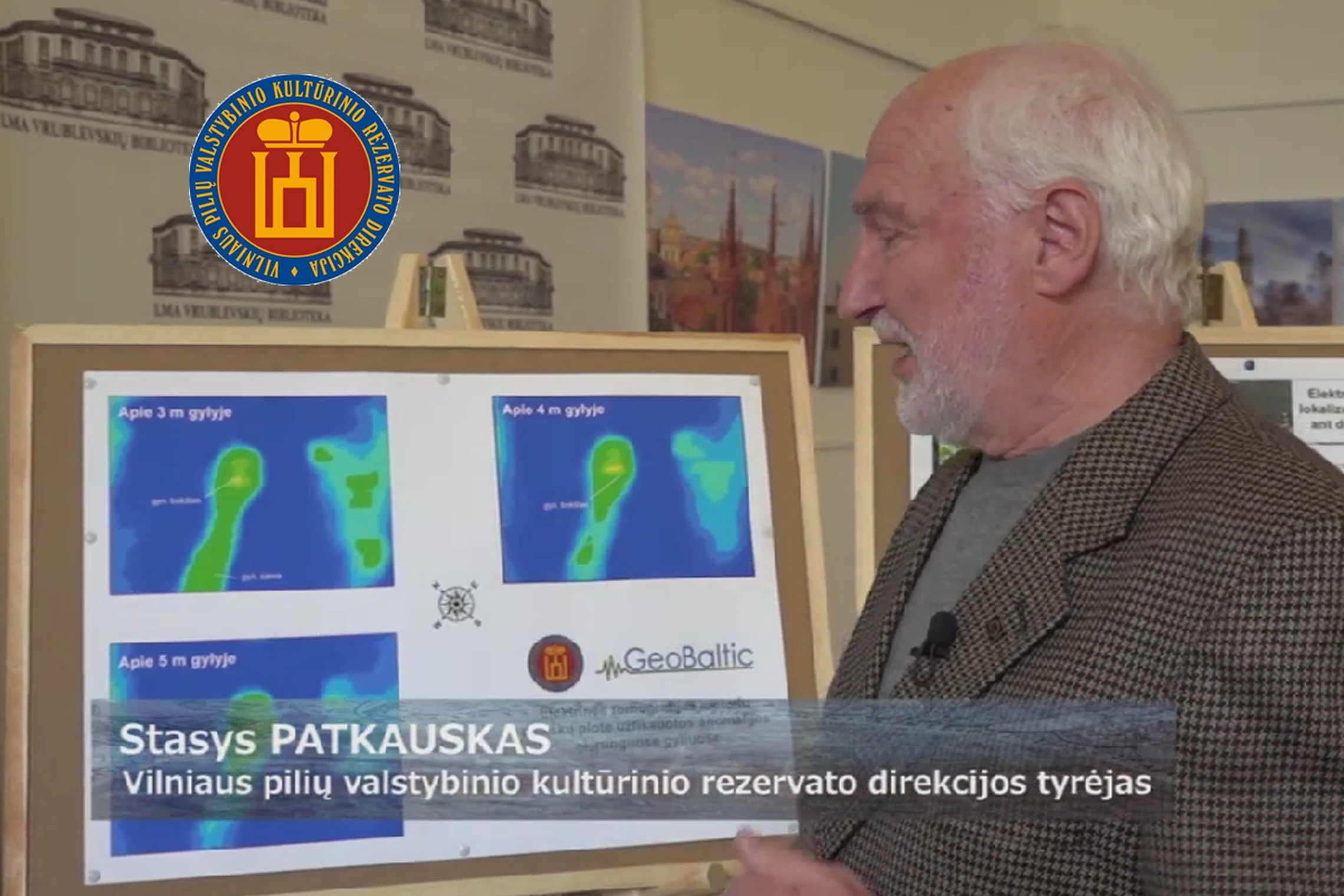 Laidos „Vilniaus babilonas" ištrauka, kurioje Stanislovas Patkauskas pristatė Vilniaus Žemutinės pilies gynybinės sienos atradimus.
