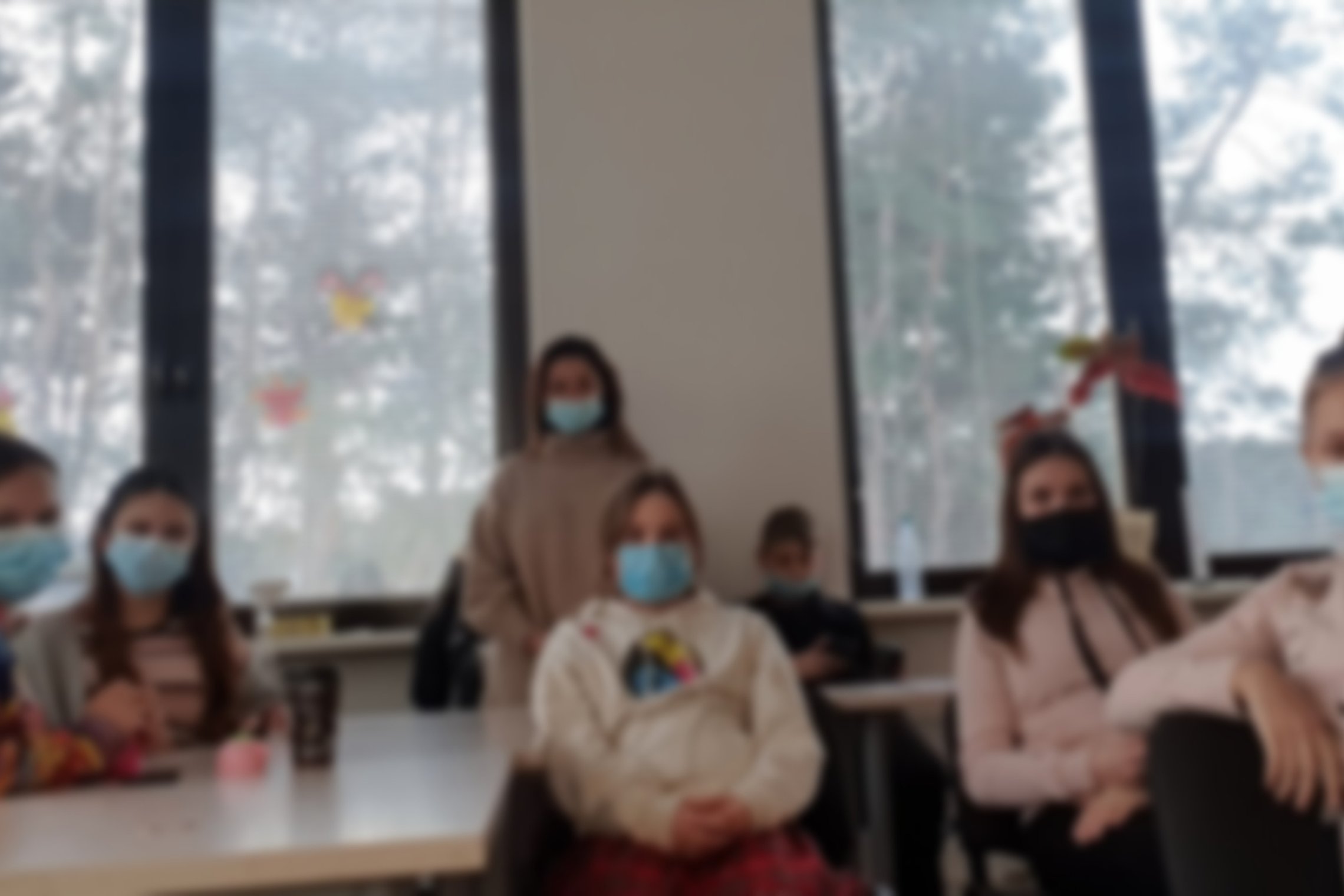 Nuotolinės edukacijos dalyviai. 