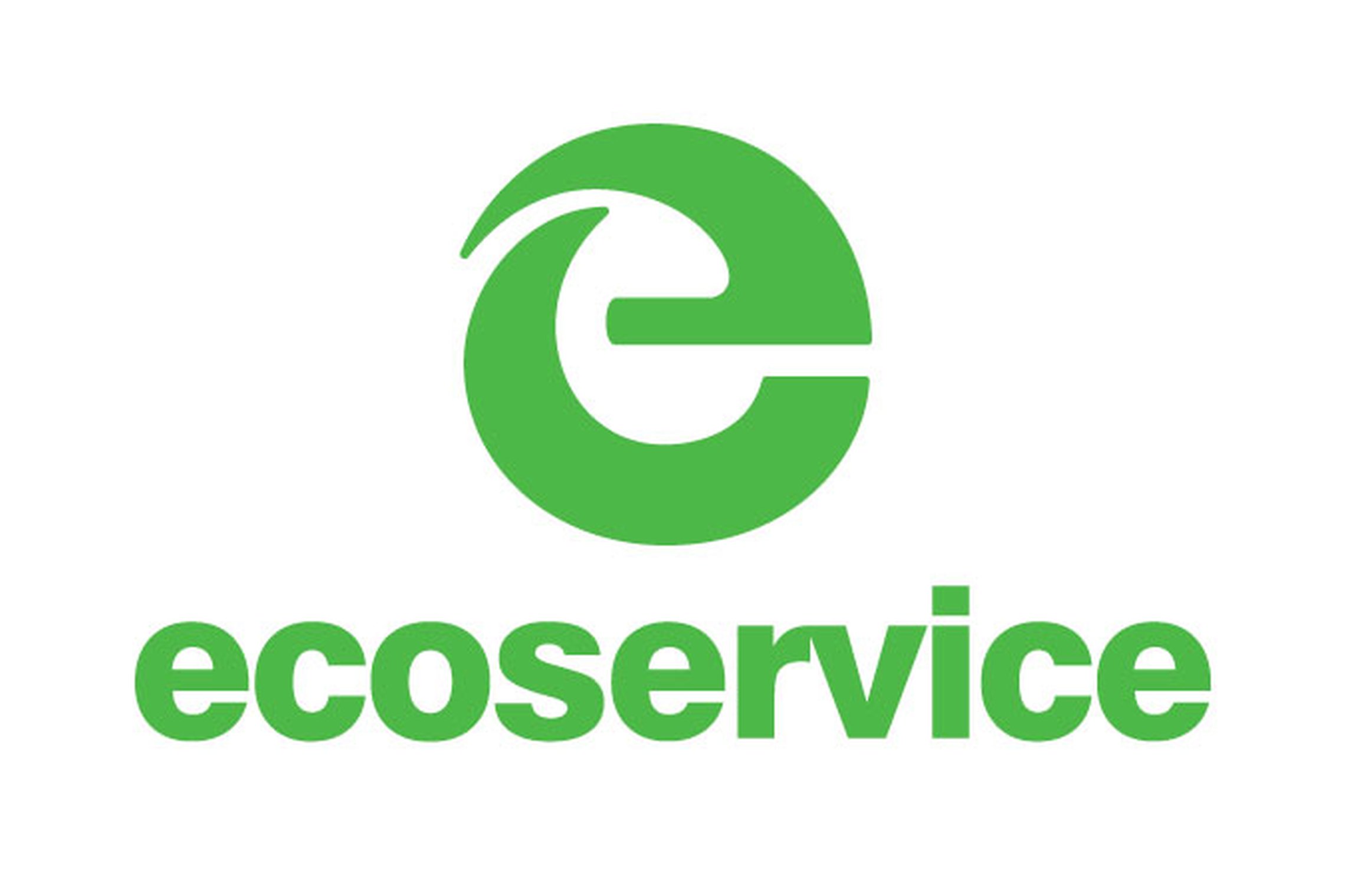 ECOSERVICE logotipas su pavadinimu.