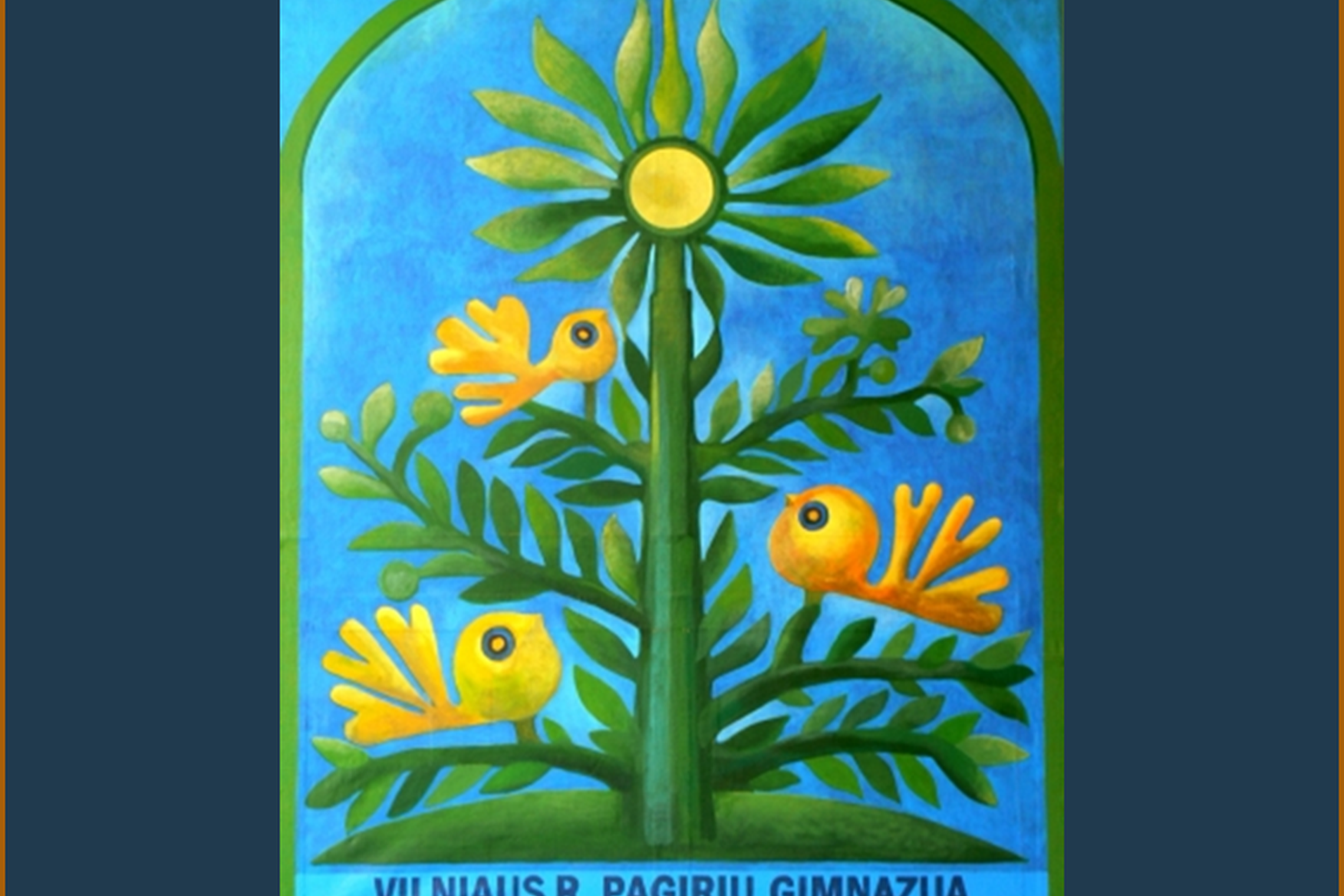 Pagirių gimnazijos logotipas.