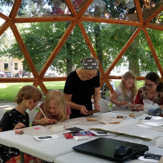 Vilniaus pilių kupole vyksta visapusiškas raižymo procesas.