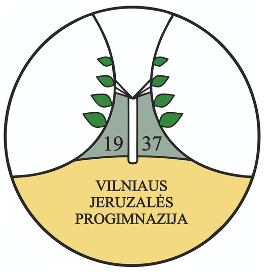 Vilniaus Jeruzalės progimnazijos logotipas.