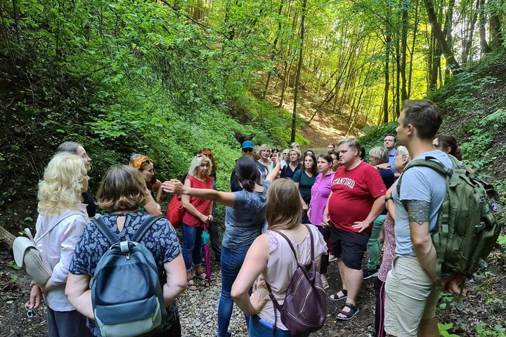 Didžioji griova - ne tik geologinis darinys. Tą ekskursijos metu lankytojai greitai išsiaiškino.