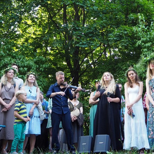 Dainininkei Lauritai Peleniūtei padėjo smuikininko griežiama melodija.