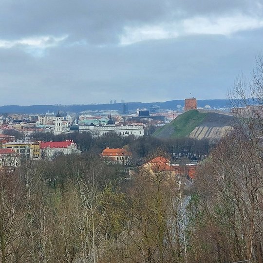 Vilniaus panorama nuo Trijų Kryžių kalno.