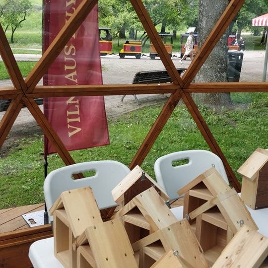 Vamzdžių pilys Vilniaus pilių kupole.