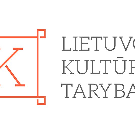 Lietuvos kultūros tarybos logotipas su pavadinimu.
