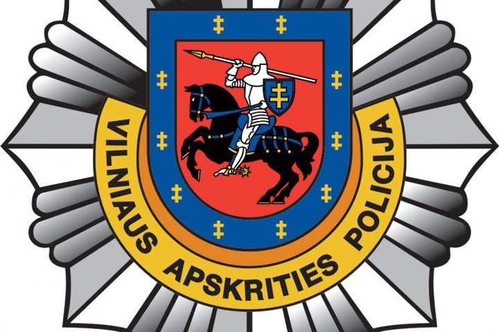 Vilniaus apskrities policijos skiriamasis ženklas.