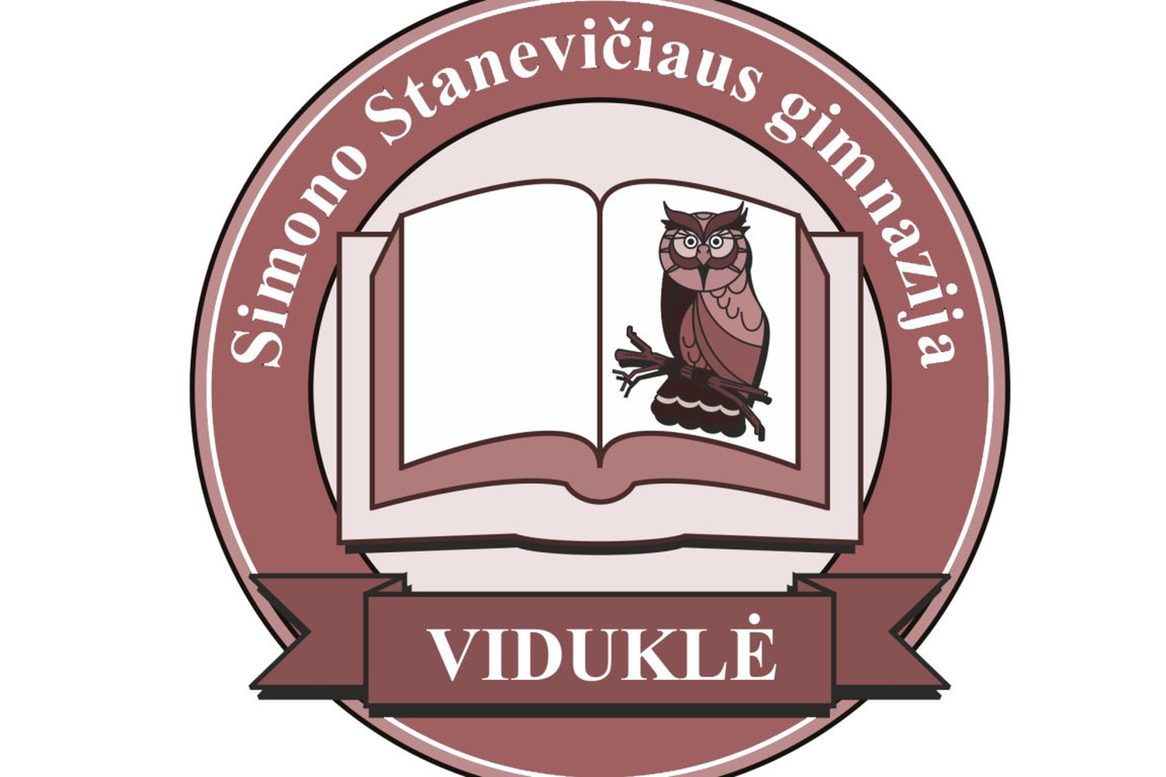 Raseinių rajono Viduklės Simono Stanevičiaus gimnazijos logotipas.