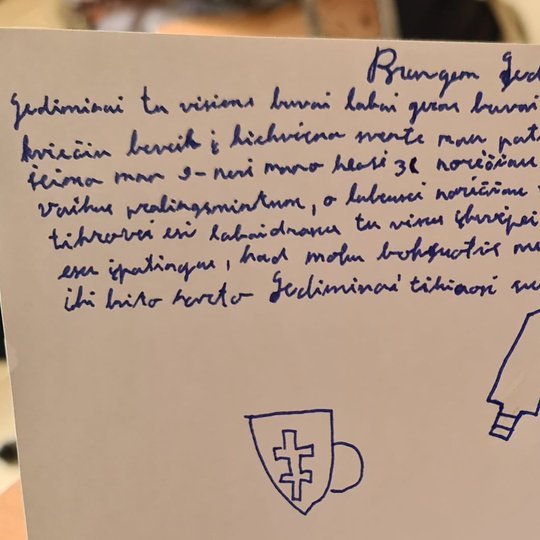 Berniuko laiškas Gediminui.