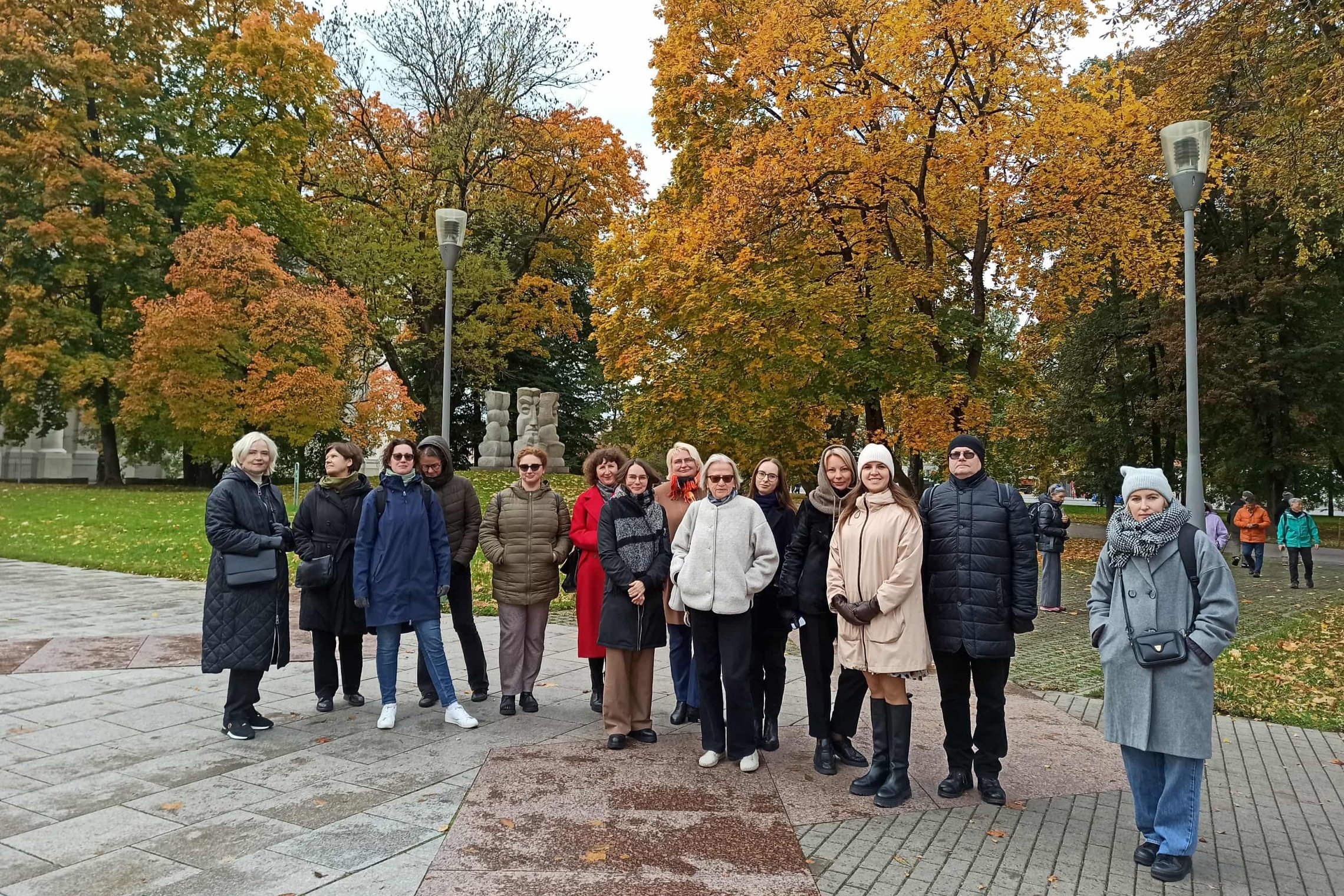 Nuotraukoje „Vilniaus pilių legendos“ ekskursijos dalyviai.