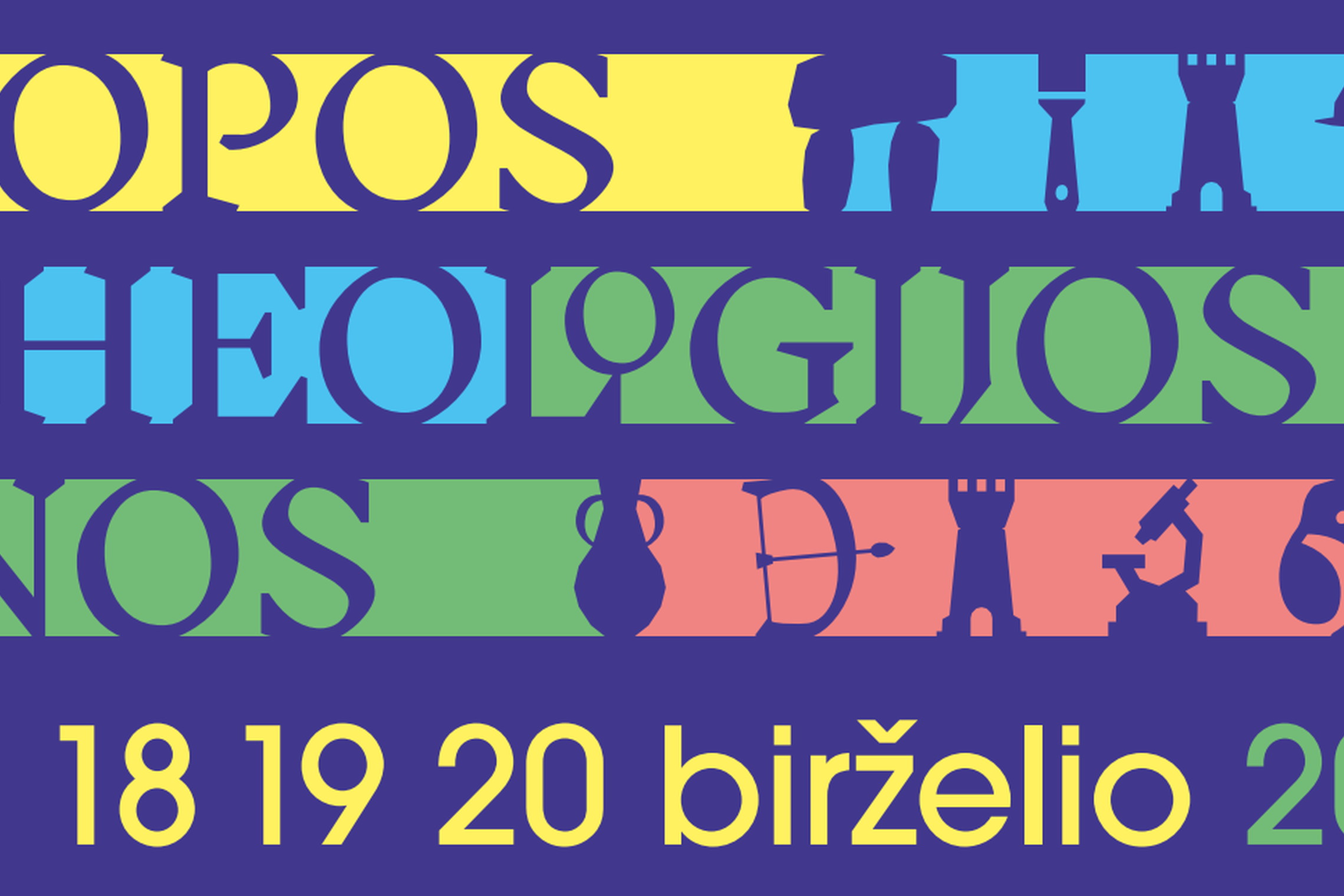 Europos archeologijos dienų logotipas.