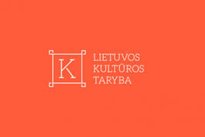 Kultūros tarybos ženklas K raidė ir šalia parašyta - Lietuvos kultūros taryba.