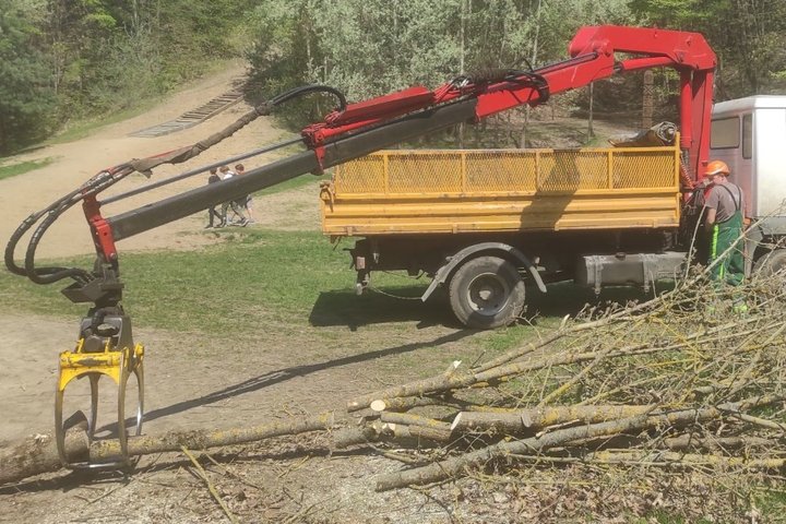 Yra tvarkomos pavasarinės žiemos išdaigas, kai šių metų balandžio 24-25 d., snigant ir esant stipriam vėjui (galima pavadinti net pūga), virto medžiai Vilniaus pilių teritorijoje. Vienas iš medžių stipraus vėjo neatlaikė ties paminklu K. Bekešui, kitas -