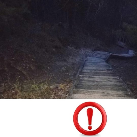 Senieji Bekešo kalno laiptai.
