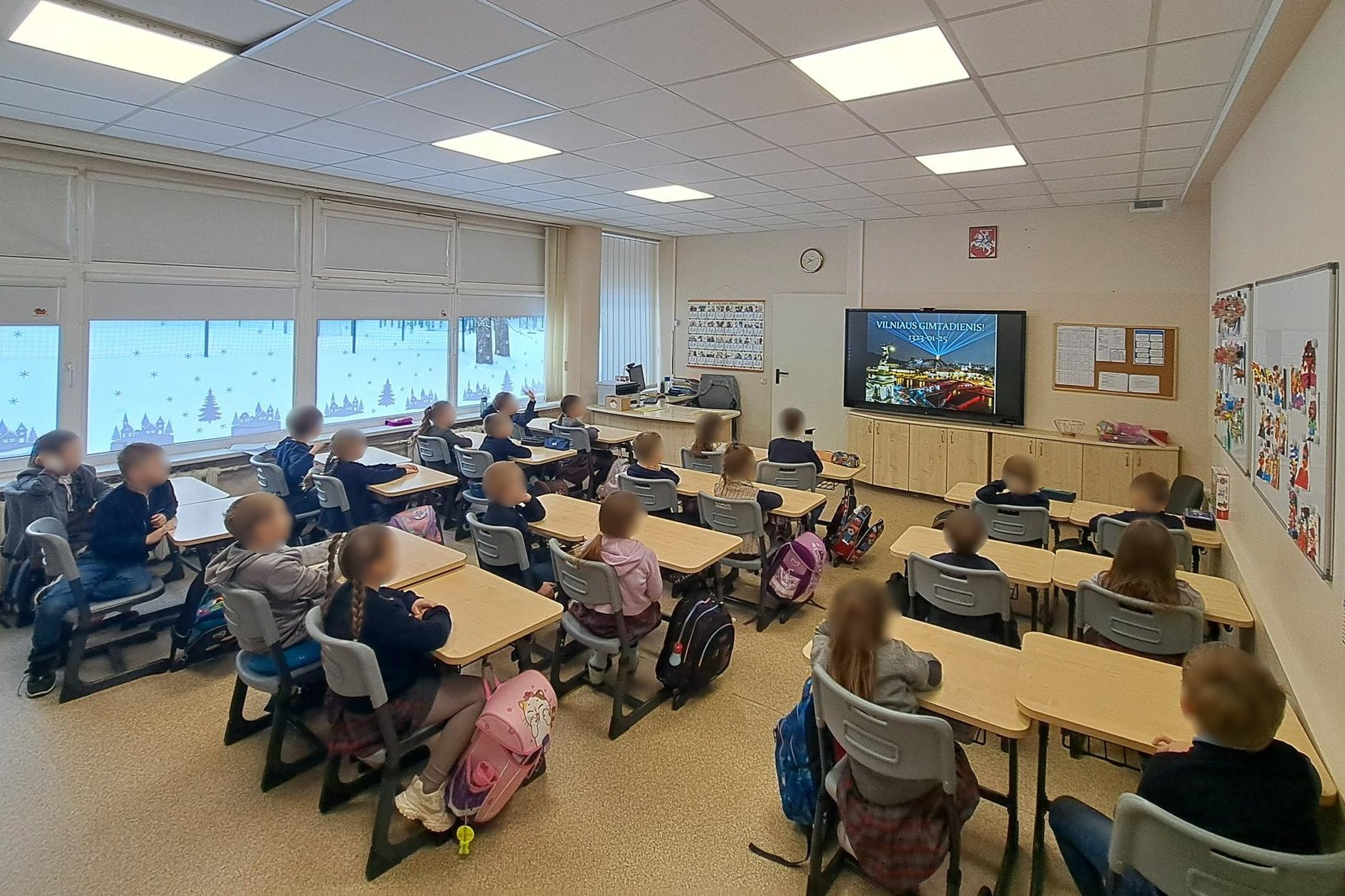 Nautraukoje vaikai dalyvauja edukacijoje "Vilniaus gimtadienis ir Gediminas".